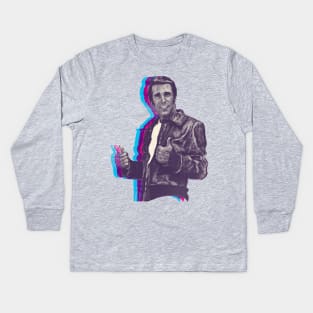 The Fonz Happy Days Kids Long Sleeve T-Shirt